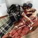 Plaid double face per donna in autunno inverno, versione coreana di ins, cashmere, coppia di studenti versatili_voghion.com