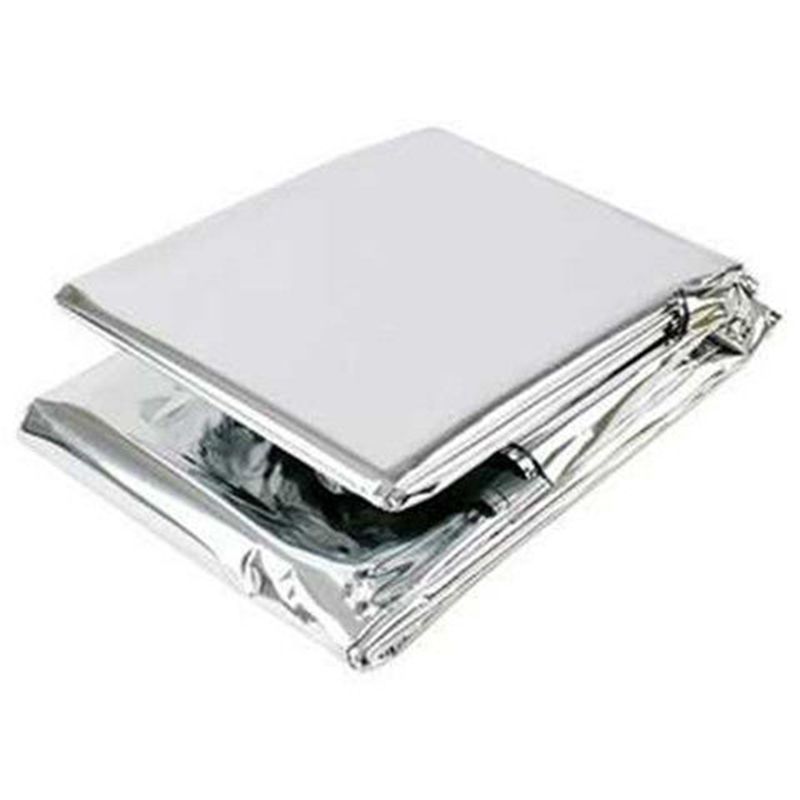 Wilderness Emergency Survival First Aid Sunscreen Insulation Distress Seeking Reflective Blanket, Cold Proof_voghion.com