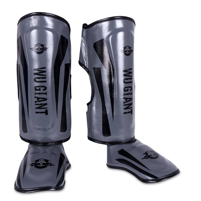 Professional Muay Thai Shin Guards With Instep Protection – High-Density Foam Padding For Kickboxing, MMA, And Martial Arts Training_voghion.com