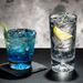 Mount Fuji Cocktail Snow Ice Mountain Engraved Japanese Style Colin Whiskey Mixing Glass_voghion.com
