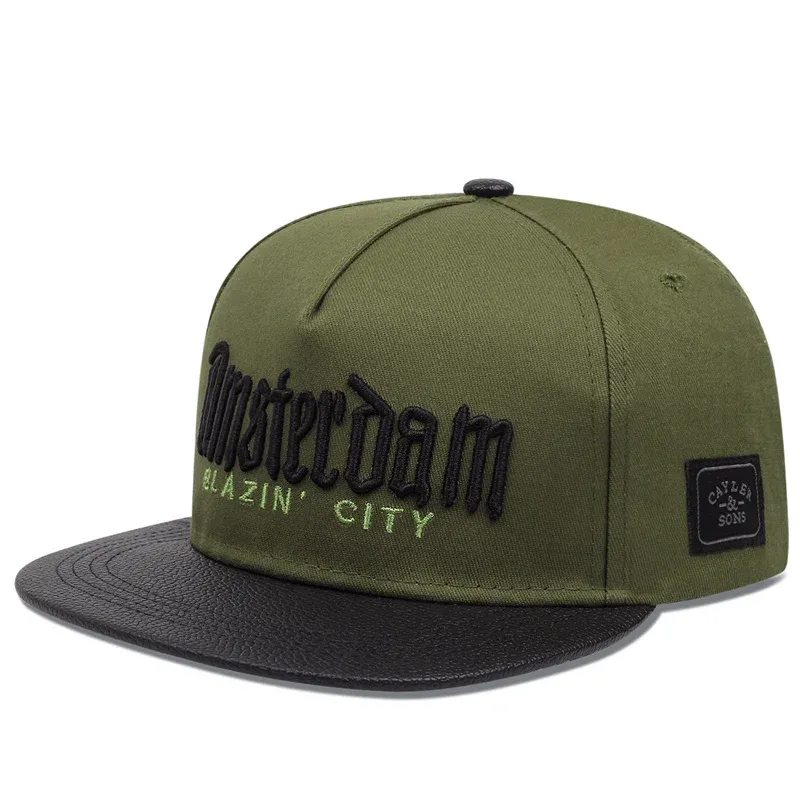 Gorra Brand Herrenhüte Flat Top Baseball Man Cap Verstellbare Snapback Gorras Hombre Sport Damen Herren HipHop Sonnenhut_voghion.com