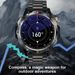 2025 Militare Outdoor Flasligt Smart Watch 400mA Sport Fiess Impermeabile Uomo Orologi 1.53”HD Chiamata Bluetooth_voghion.com