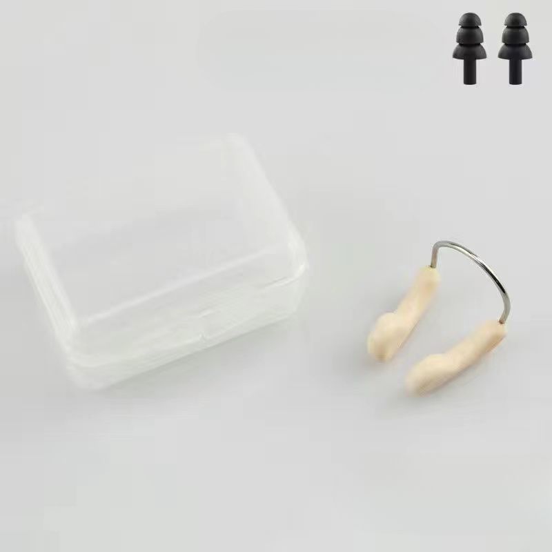 Bouchons d'oreilles anti-étouffement en silicone pour équipe de natation synchronisée professionnelle_voghion.com