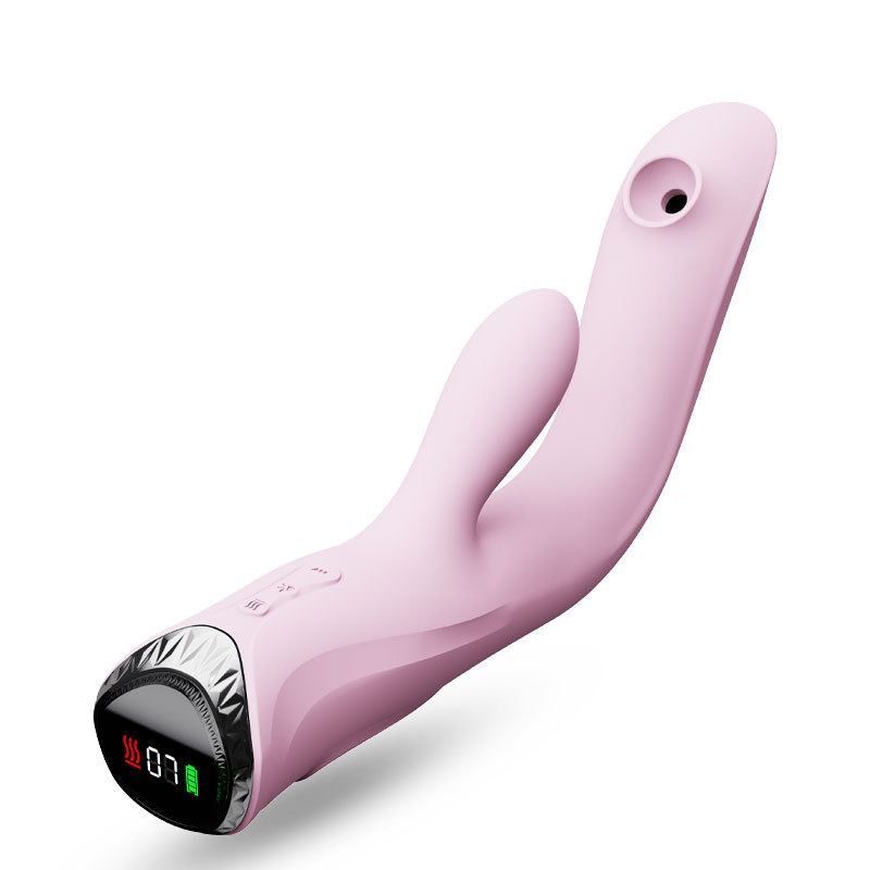 Fully Automatic Vibrator Sucking Heating Female Masturbator Intelligent Display AV Massager Adult Sex Toy_voghion.com