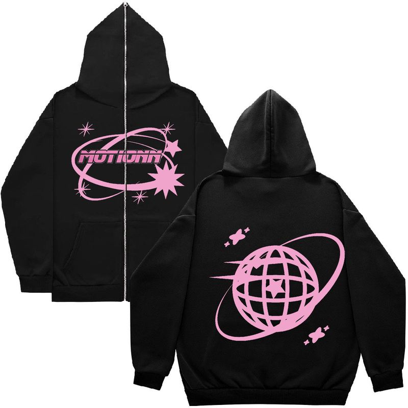 Abbigliamento maschile Felpa con cerniera integrale Felpa retrò con cappuccio Street Trend Giacca da uomo Felpa oversize con cappuccio_voghion.com