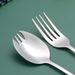 304 Stainless Steel Salad Fork Integrated Eating Noodle Dessert Soup Spoon Tableware Gift_voghion.com