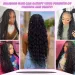 Deep Wave Human Braiding Hair 100% Unprocessed 18 Inch Curly Bulk Hair for Braiding #1B_voghion.com