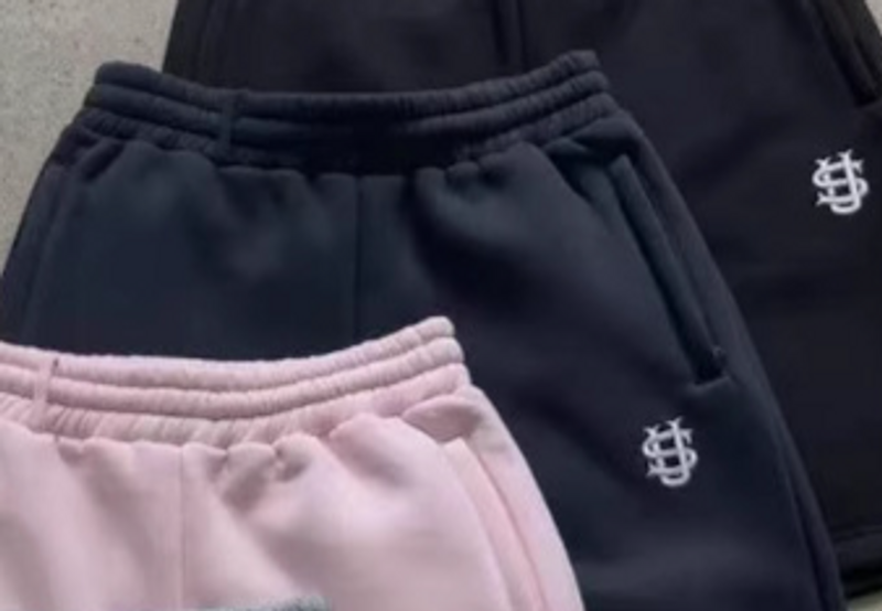 Ubrania męskie Street Trend Hip Hop Casual Elastyczna talia Luźne Jednolity kolor Sportowe swobodne szorty_voghion.com