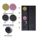 OCHEAL Dark Punk Ombretto a cinque colori Metal Fine Glitter Pearl Opaco Halloween Smoke Makeup Tray_voghion.com