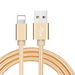 1m 2m 3m langes Ladegerät für iPhone 13 12 11 XR 6 7 8 geflochtenes USB-Datenkabel_voghion.com
