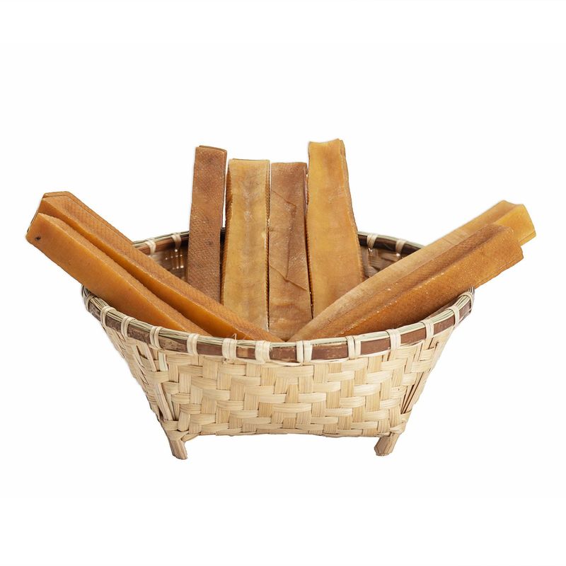 Dog Churpi Chew-100% Natural;  Himalayan Yak Hard Cheese Churpi Dog Treat & Chews;  Grain-Free;  Gluten-Free;  Dental Chews;  15 Count-2.5 LBS _voghion.com