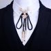 3D Deer Head Men's Shirt Knot Bolo Tie Necklace Small Accessories Wholesale_voghion.com