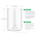 Diffusore di aromi, macchina per aromaterapia, umidificatore a ultrasuoni per uso domestico, diffusore di oli essenziali silenzioso da 300 ml, luce notturna colorata_voghion.com