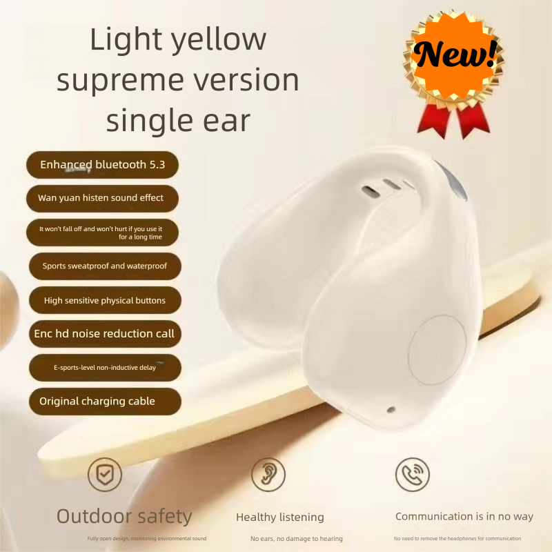 Draadloze Bluetooth-koptelefoon met botgeleiding voor hardlopen, oorclip-stijl, niet-in-ear, ultralange batterijduur,_voghion.com