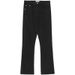 Versatile straight leg jeans for summer 2024, new plus size high street slim fit and slimming micro flared pants_voghion.com