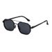 Retro Screwless Polarized Sunglasses Men's Square Frame Sunglasses Men Sunglasses_voghion.com