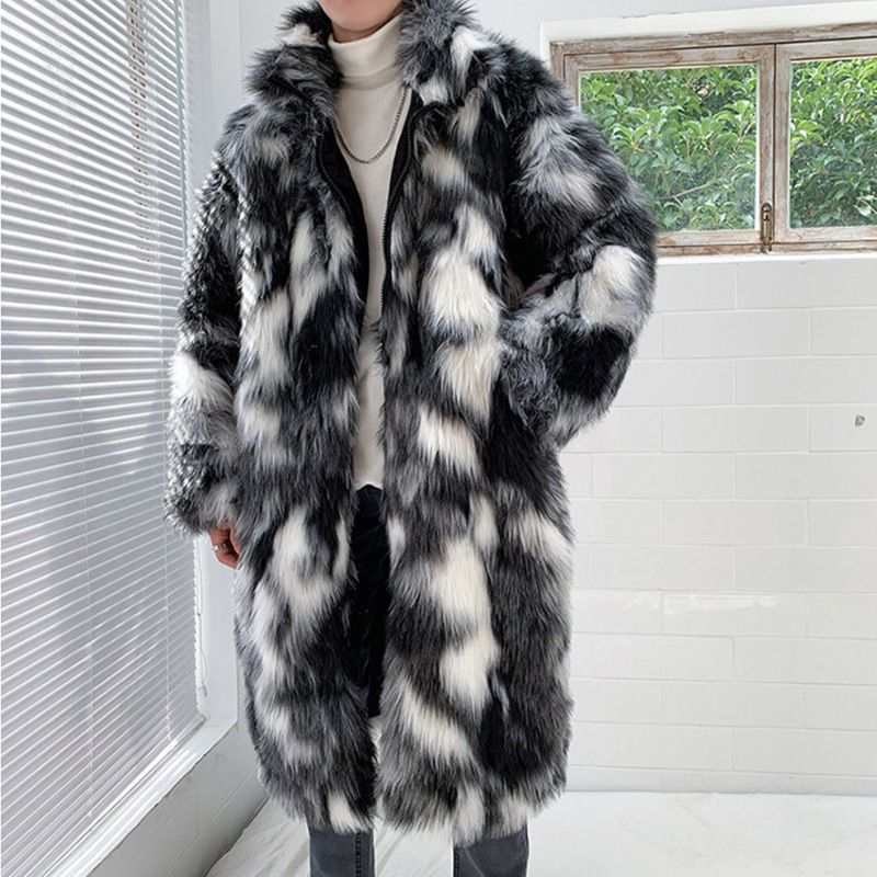 Jachetă bărbătească, caldă și groasă, parka, la modă, casual, lungă, jachetă de stradă, lejeră_voghion.com