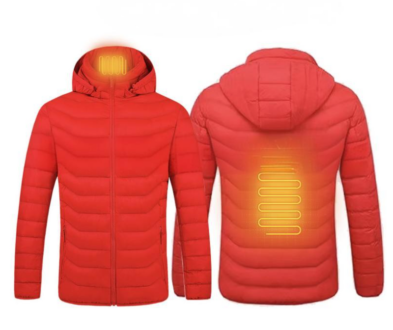 Abbigliamento da uomo Cappotto invernale riscaldante in cotone Uomo Giacca riscaldante elettrica USB Giacca riscaldante in cotone per grandi superfici Cappotto riscaldante elettrico in cotone Abbigliamento riscaldante caldo_voghion.com