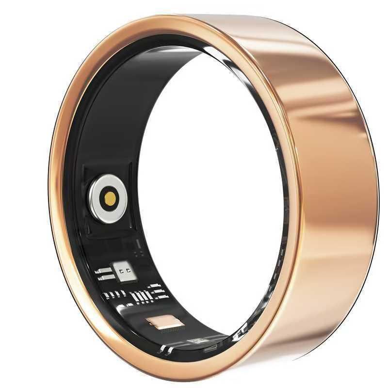 Anéis R02D Smart Ring Frequência Cardíaca Oxigênio no Sangue Saúde Esportes Casais Monitoramento do Sono SmartRing_voghion.com