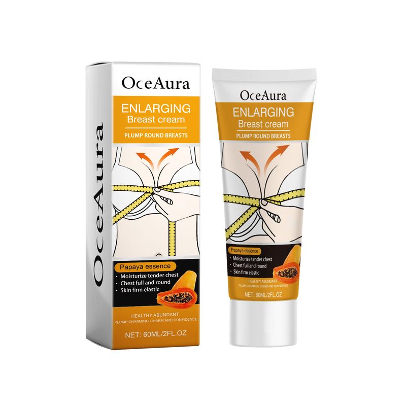 OceanAura Papaya Brustcreme Strafft, pralle, feste, gegen Erschlaffung, feuchtigkeitsspendende, straffende, Massage- und Pflegecreme_voghion.com