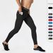 Pantaloni da fitness da uomo con tasche PRO Running Training Sport Elastici Traspiranti Asciugatura rapida Pantaloni aderenti 1080_voghion.com