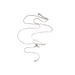 Minimalist Twisted Spliced Knot Necklace New Versatile Collarbone Fashionable Design Sweater Chain_voghion.com