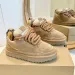 Lowmel Trainers Casual Shoes Sneakers Classic Womens Baskets Sand Wool Sheepskin Canvas Cold Designer Genuine Leather_voghion.com