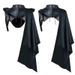 Death Cloak Halloween Party Devil Dress Up Costume Vampire Cloak Men's Medieval Retro Shawl_voghion.com