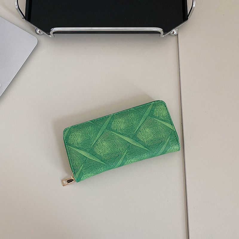 Nowy 2024 Długi pojedynczy zamek błyskawiczny Portfel na wiele kart Modna duża pojemność Zmień torbę podręczną_voghion.com