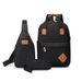 Women's Bags new backpack three piece travel bag men and women's same business computer bag factory wholesale_voghion.com