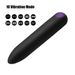 10 Frequency Dildo Bullet Vibrator Vaginal Massager Clitoris Stimulator Strong Vibration USB Charging Sex Toys For Women_voghion.com