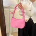 Borsa a tracolla con fiocco ricamato e farfalla Y2k Oxford in nylon con fiocco, grande capacità, stile coreano_voghion.com