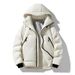 Men's Winter Down Jacket With Hood - Windproof, Warm & Thickened - 650 Fill Power White Duck Down - Oversized Fit For Daily Commute_voghion.com