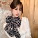 Fangyuan – Koreanisches Nischenmode-Design: Langer Schal mit Leopardenmuster für Damen im angesagten amerikanischen Stil_voghion.com