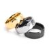 Herenring van wolfraamcarbide in punkstijl met geometrisch ontwerp, trouwring voor mannen, maten 6-12 in zilver, goud en zwart_voghion.com