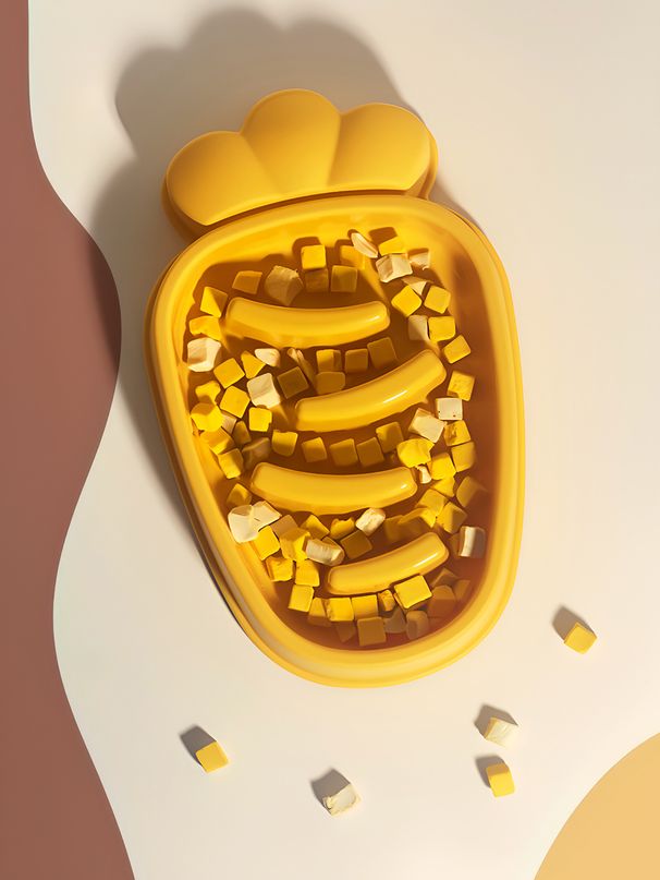 Pet Slow Feeder Anti-Choke Bottom Feet Thickened Practical Tableware Dog Bowl Pet-Specific_voghion.com