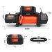ZESUPER 9500 lbs Electric Winch Kit Waterproof IP67 Electric Winch with Hawse Fairlead, with Both Wireless Handheld Remote and Corded Control Recovery_voghion.com