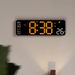 Creative Weather Multifunctional Living Room Wall New Alarm Temperature Display Clock 6656_voghion.com