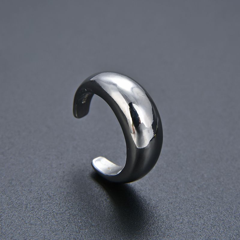 Unisex Ins Ring Female Cold Style Crescent Opening Ring Jewelry Net Red Simple High End_voghion.com