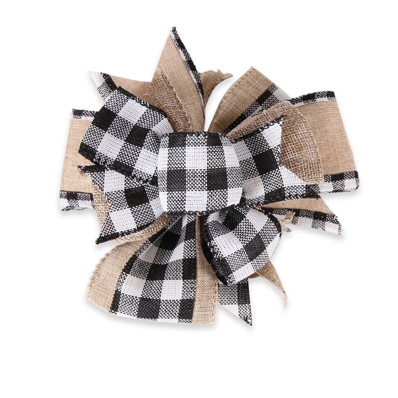 wooden home bow Easter egg rabbit decoration Christmas can be DIY hanging_voghion.com