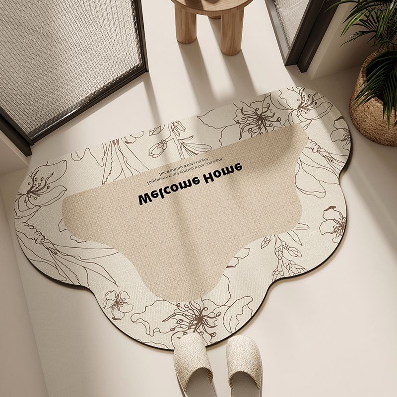 Tappetino assorbente per il bagno moderno e semplice, antiscivolo, ad asciugatura rapida_voghion.com