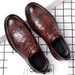 Geeignet für alle Jahreszeiten Brogue im britischen Stil für Trauzeugen, schwarze Bräutigam-Business-Anzugschuhe, lässige Lederschuhe für Herren, Hochzeitsschuhe_voghion.com