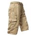 Sommer-Cargo-Shorts mit mehreren Taschen für Herren in Übergröße_voghion.com