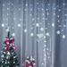 Christmas Light Led Snowflake Curtain Icicle Fairy String Lights Garland Outdoor For Home Garden New Year Party Decoration_voghion.com