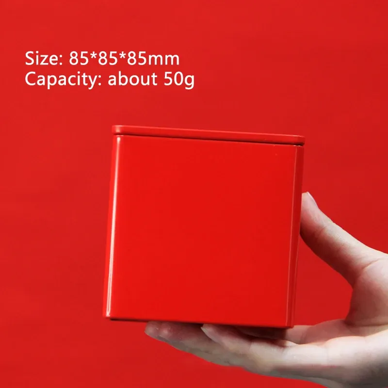 Mini boîtes de rangement créatives pour le thé, boîtes à thé, boîte de rangement universelle en métal pour le thé, boîte d'emballage vide pour le thé_voghion.com