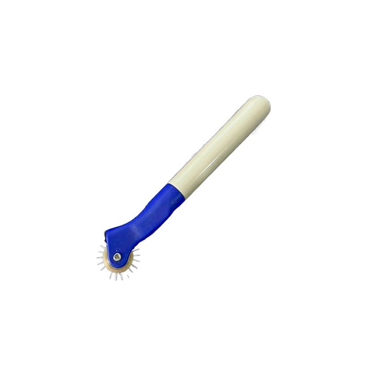 1Pcs 15.5cm Scribing Wheel Black Handle Original Wood Handle Brass Head Pin Scribing Wheel Tracing Point Distance Wheel Tracing Wheel Spacing Wheel_voghion.com