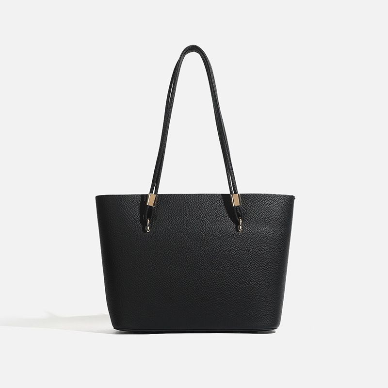 Einfache Handtasche, Einzelschulter, große Kapazität, Pendlertasche, hochwertige Textur, Unterarmtasche_voghion.com