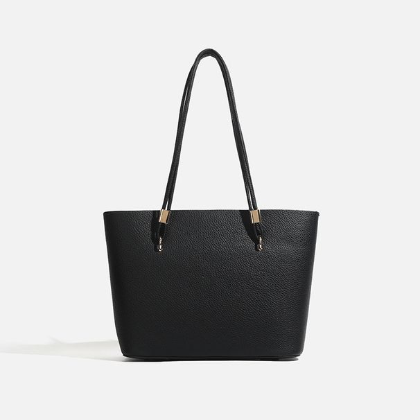 Einfache Handtasche, Einzelschulter, große Kapazität, Pendlertasche, hochwertige Textur, Unterarmtasche_voghion.com