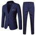 Herrenbekleidung Anzüge Bräutigam Hochzeitskleid Slim Fit Abendgarderobe Business Casual Temperament Professionelle Zweiteilige Anzüge Herrenbekleidung_voghion.com