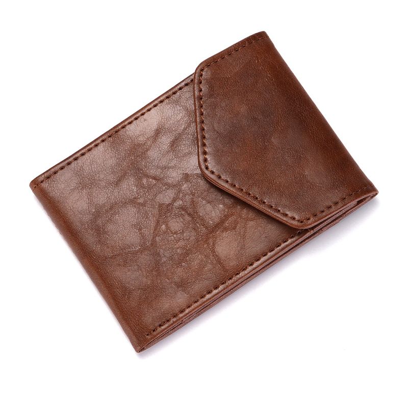 CUIKCA Fashion RFID Wallet Women Men Mini Ultrathin Leather Wallet Slim Wallet Coins Purse Credit ID & Card Holders Card_voghion.com